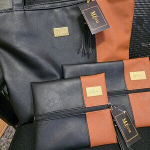 NWT MJ Makeup Junkie Luxe Duet Daykeeper with Med & Sm- Cafe Noir